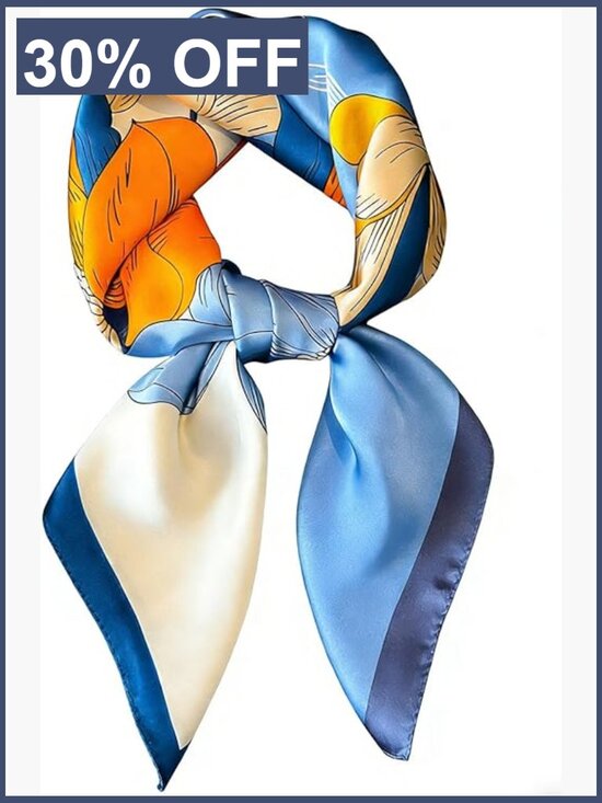 Accessories - Lightweight Silk Satin Head Scarf Hair Bandana for Women